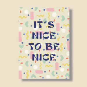 Postkarte A6 "nice"