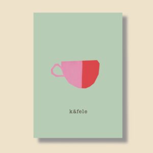 Postkarte A6 "Käfele"