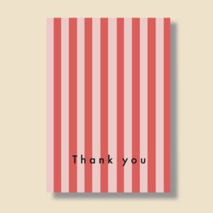 Postkarte A6 "Thank you"