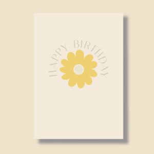 Postkarte A6 "Happy Birthday"