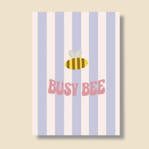 A6 Postkarte "Busy Bee"