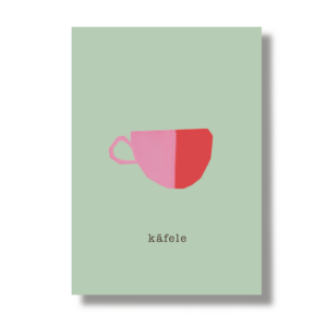 Postkarte A6 "Käfele"