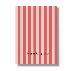Postkarte A6 "Thank you"