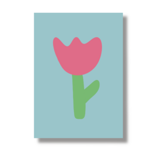 Postkarte A6 "Tulpe"